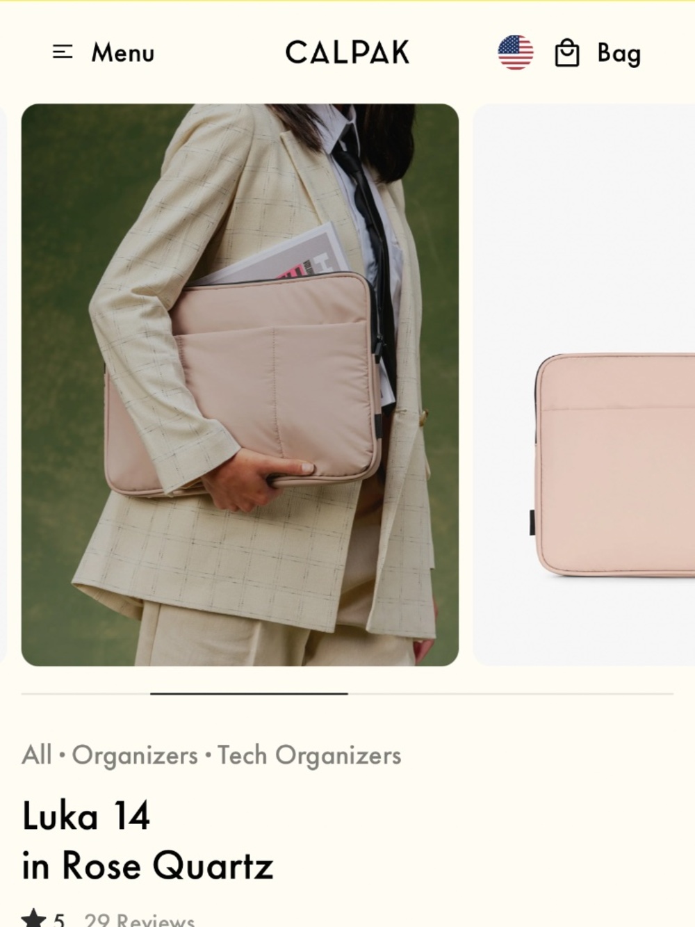 CALPAK Luka Padded 14” Laptop Sleeve